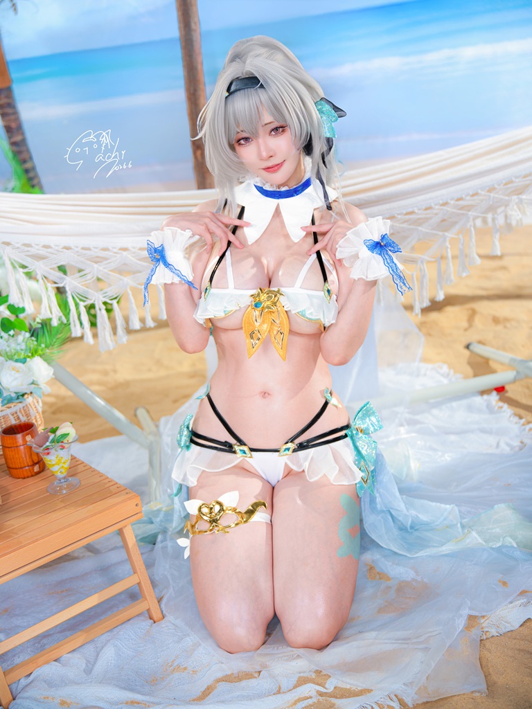 Machi 馬吉 - Firefly Swimsuit (Honkai: Star Rail) - Mitaku photo 1-9