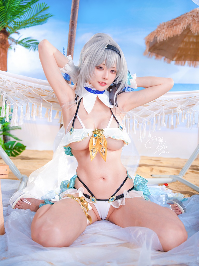 Machi 馬吉 - Firefly Swimsuit (Honkai: Star Rail) - Mitaku photo 2-3