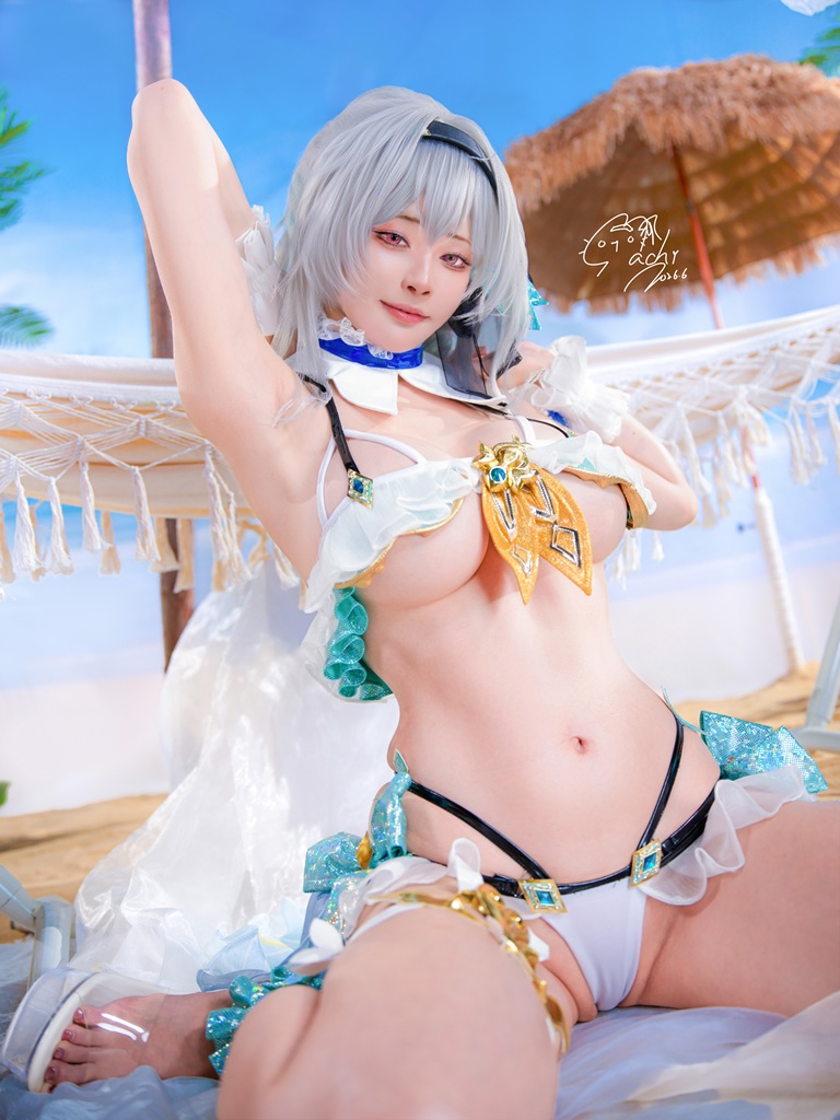 Machi 馬吉 - Firefly Swimsuit (Honkai: Star Rail) - Mitaku photo 2-4