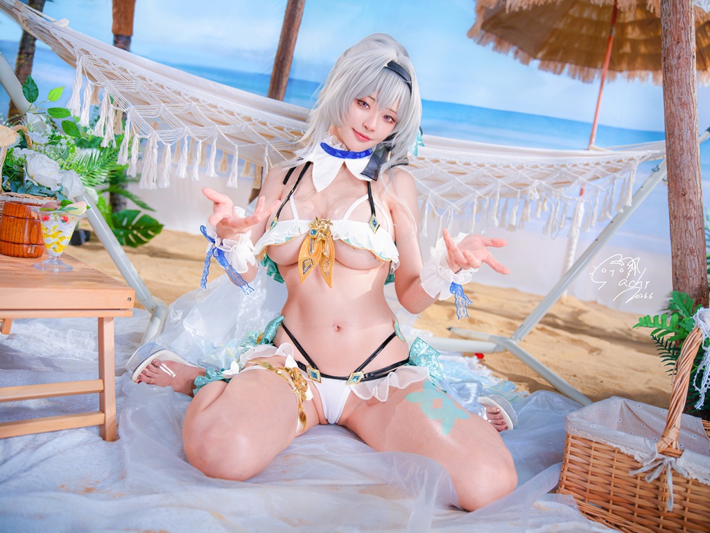 Machi 馬吉 - Firefly Swimsuit (Honkai: Star Rail) - Mitaku photo 2-5