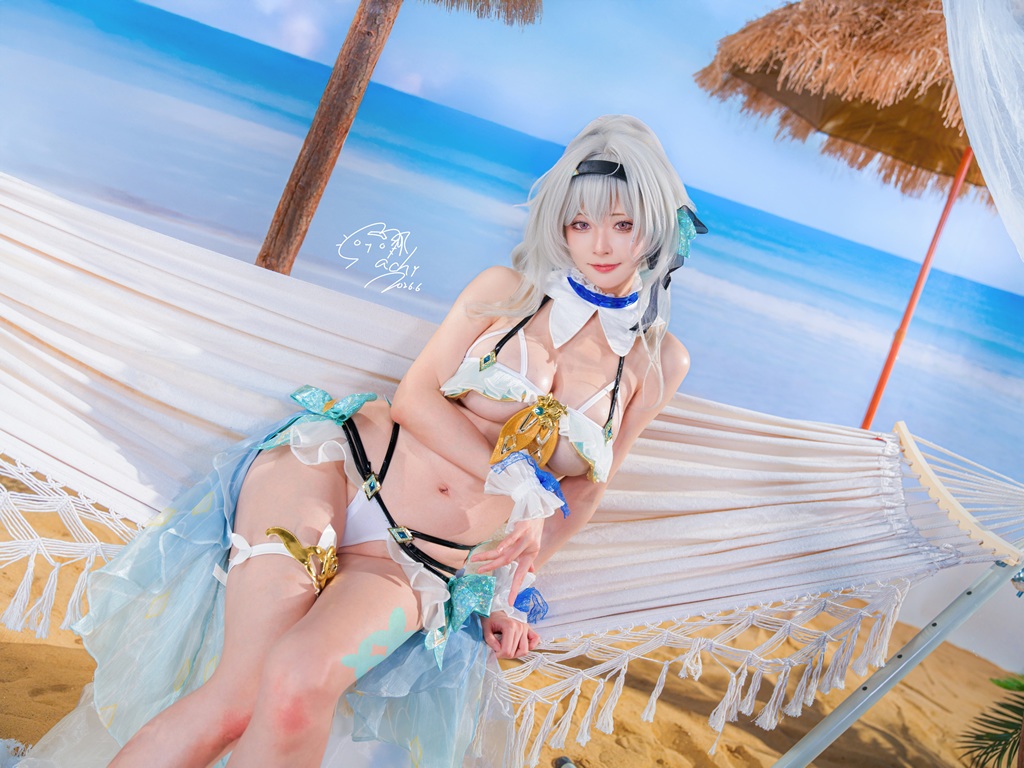 Machi 馬吉 - Firefly Swimsuit (Honkai: Star Rail) - Mitaku photo 1-3
