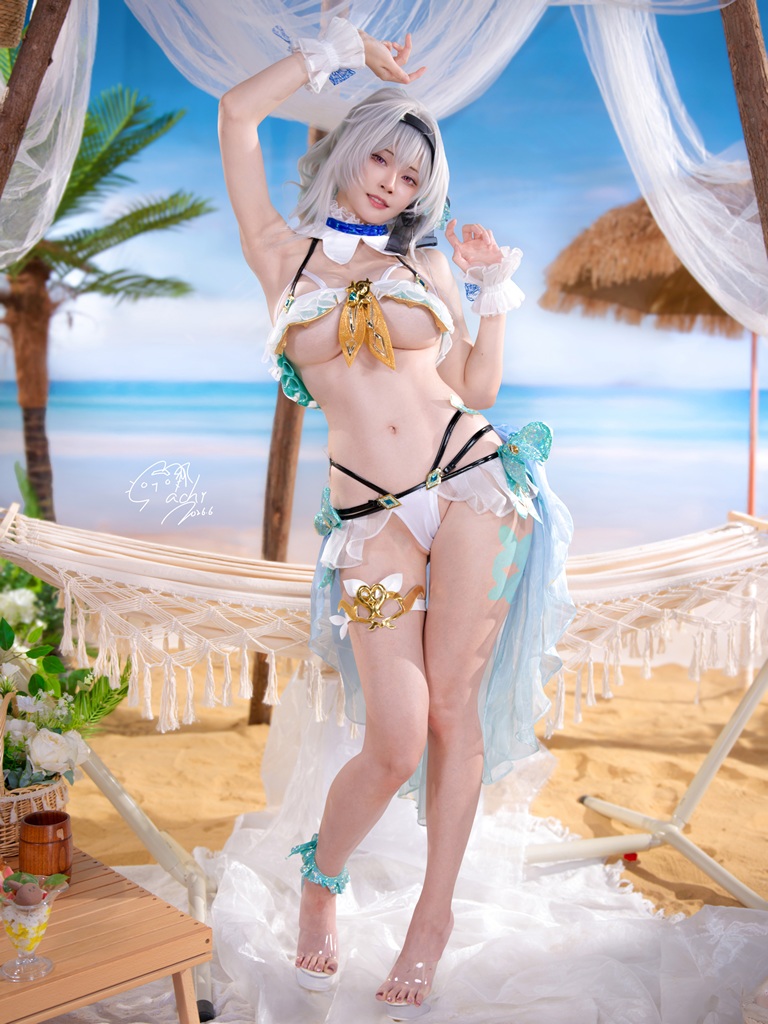 Machi 馬吉 - Firefly Swimsuit (Honkai: Star Rail) - Mitaku photo 1-5
