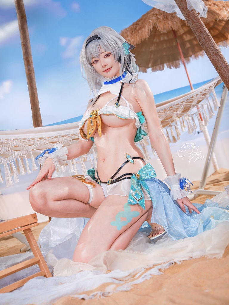 Machi 馬吉 - Firefly Swimsuit (Honkai: Star Rail) - Mitaku photo 1-6