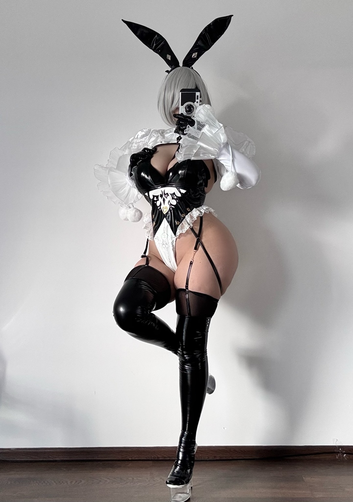 Qiandai 以宇 - 2B Bunny Girl - Mitaku photo 1-9