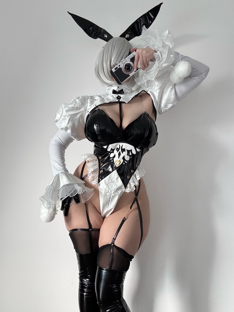Qiandai 以宇 - 2B Bunny Girl - Mitaku photo 1-4