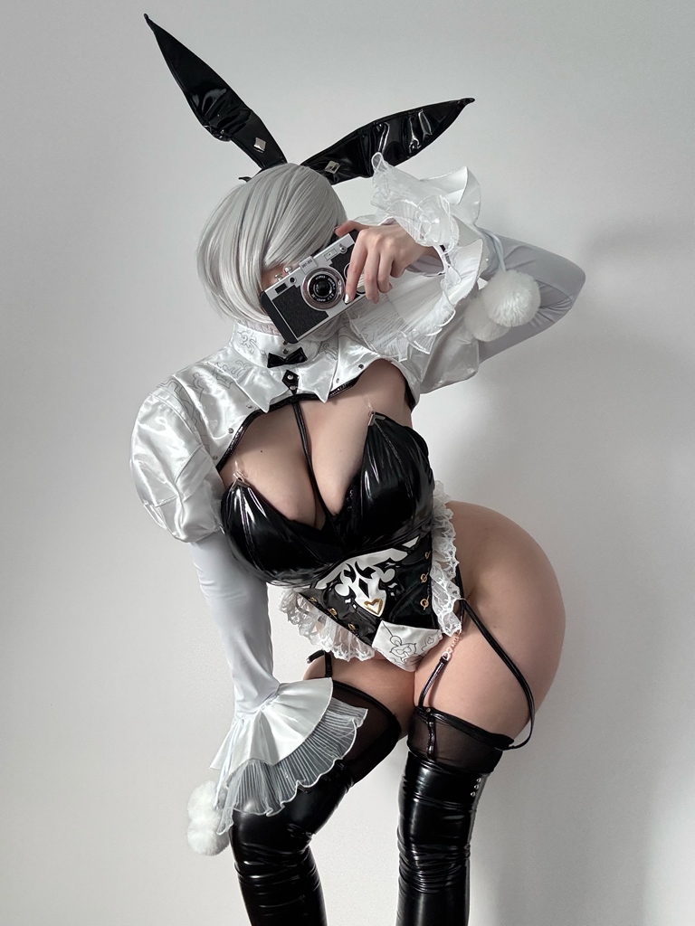Qiandai 以宇 - 2B Bunny Girl - Mitaku photo 1-5