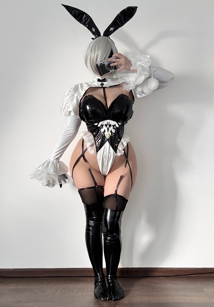 Qiandai 以宇 - 2B Bunny Girl - Mitaku photo 1-8