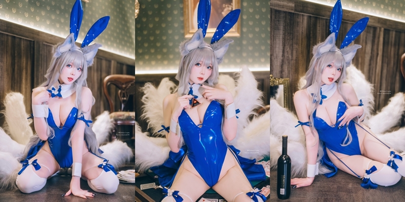 Shimo Shinano Bunny Suit Azur Lane Cover