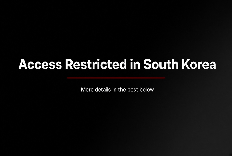 Important Notice: Access Restricted in South Korea - Mitaku