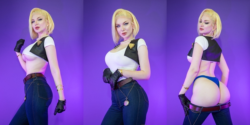Ashlynne Dae Android 18 Cover