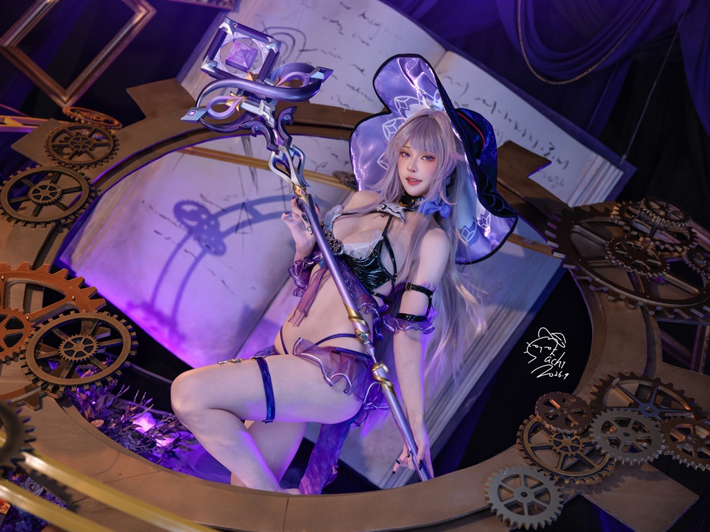 Machi 馬吉 - The Herta Swimsuit - Mitaku photo 1-9