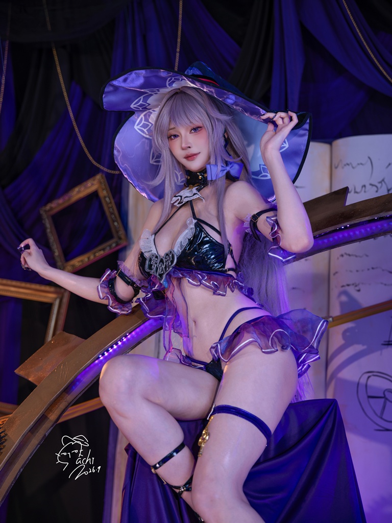 Machi 馬吉 - The Herta Swimsuit - Mitaku photo 2-4