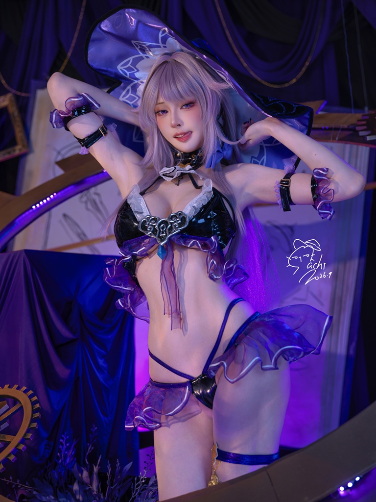 Machi 馬吉 - The Herta Swimsuit - Mitaku photo 1-2