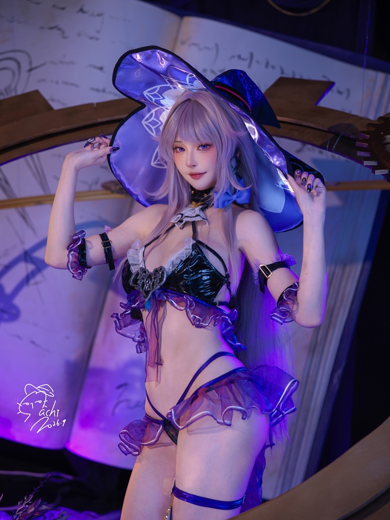 Machi 馬吉 - The Herta Swimsuit - Mitaku photo 1-3
