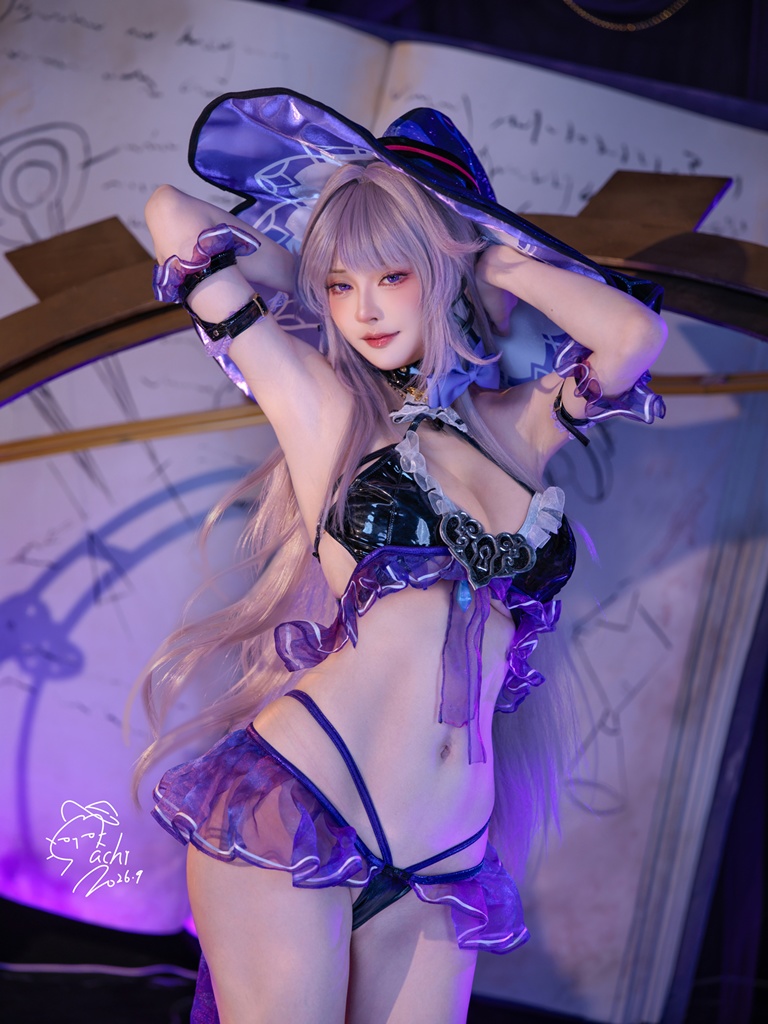 Machi 馬吉 - The Herta Swimsuit - Mitaku photo 1-4