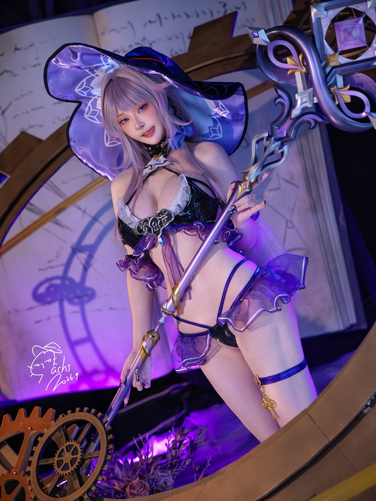 Machi 馬吉 - The Herta Swimsuit - Mitaku photo 1-8