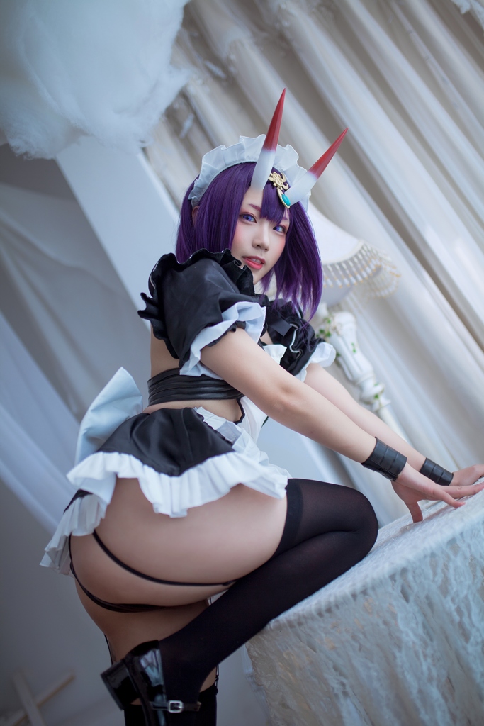 Mime 弥美 - Shuten Douji Maid - Mitaku photo 1-7